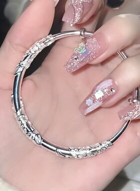 繁花似锦莫比乌斯环手镯女镯子轻奢小众送女生女朋友生日礼物手环