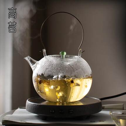 2024新款围炉煮茶壶高端大容量玻璃壶耐高温电陶炉烧水壶泡茶专用