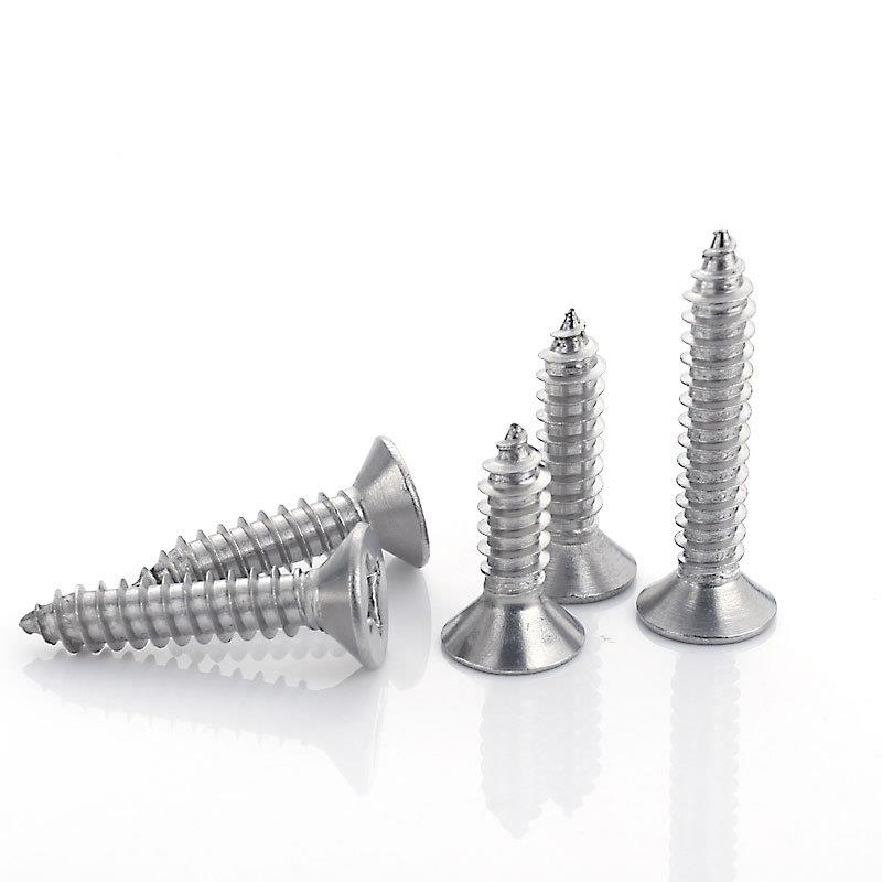 K.攻5*自8螺丝十字A沉头攻螺丝平头自螺钉自攻VAO螺丝厂家