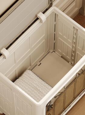 可功折叠衣服收纳箱多能整理储箱大容家用翻盖量换81021季衣物被