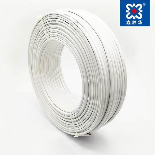 鑫户胜RVVB2芯华家用监控电源51602线套外平行LED灯芯护线扁电线