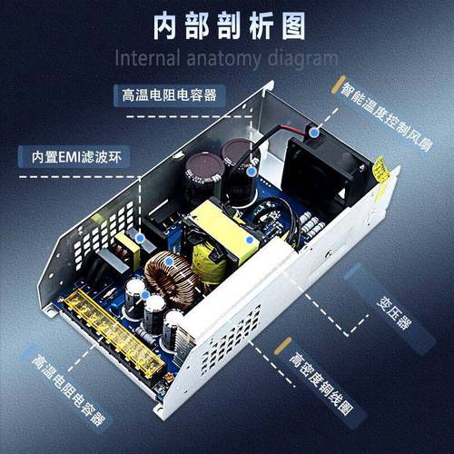 ALJMC-220V转36V350200W条模组LED显灯示频开关电0源CNC监控安防