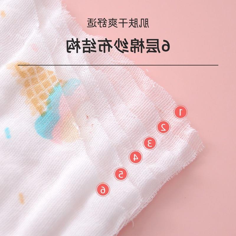 新生DMG婴儿纱布浴巾初生棉布宝毯宝童洗纱澡浴巾六儿层盖包被裹