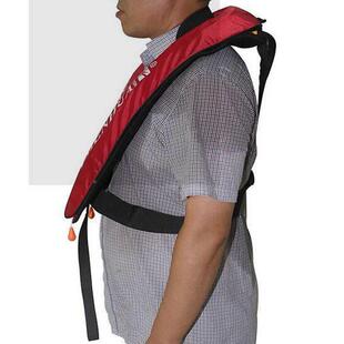 生气011胀救生衣挂脖式气充气救生衣胀便携式气胀式救圈