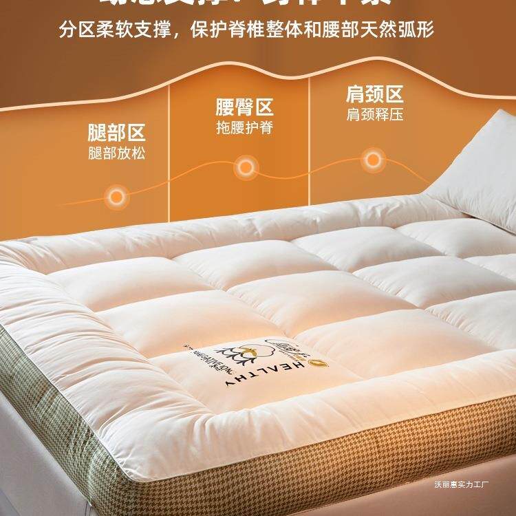 加软租MWWSDDAK厚床垫垫褥子家被用卧室房学生宿舍单人垫床褥垫榻