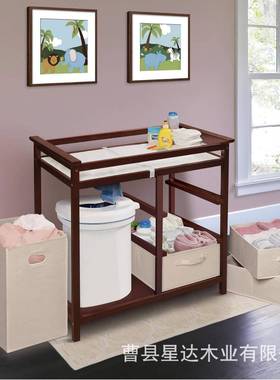 尿布台婴儿护台母婴理用儿品整理尿55416布台新生宝宝洗澡抚触换