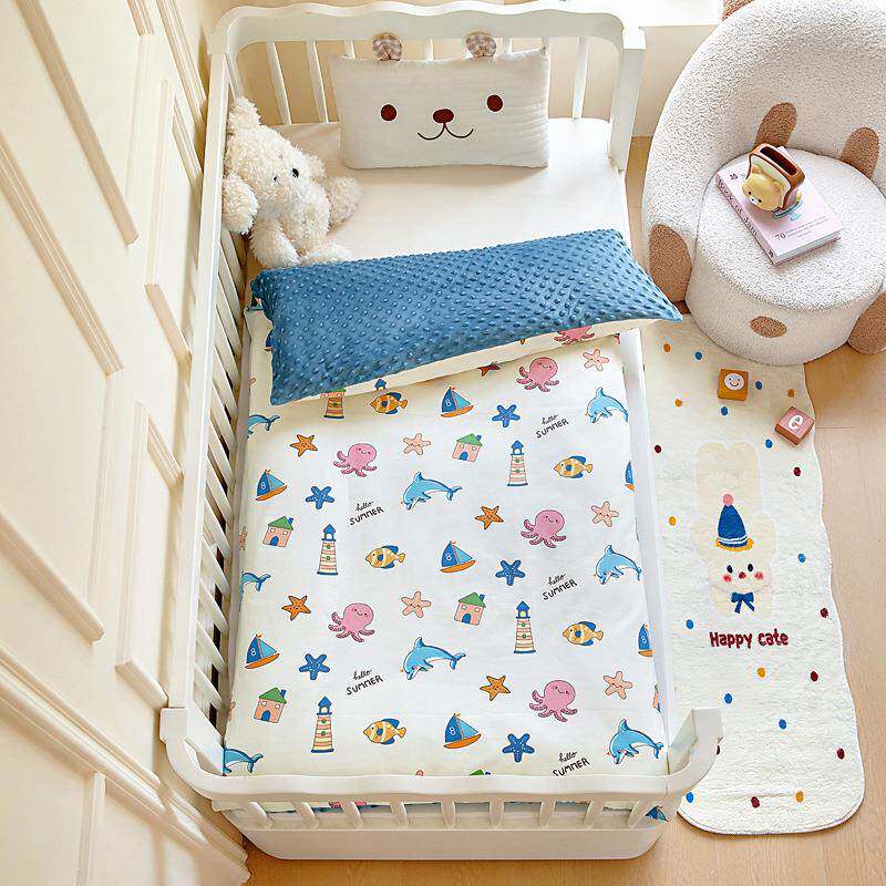CXM儿童床垫全加厚可棉拆洗幼儿园垫专用子午睡拼接褥子宝宝小被