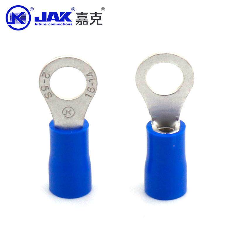 RV地2-5S圆形紫铜线电接线无品牌/片源快接头M5螺口冷压端头插绝