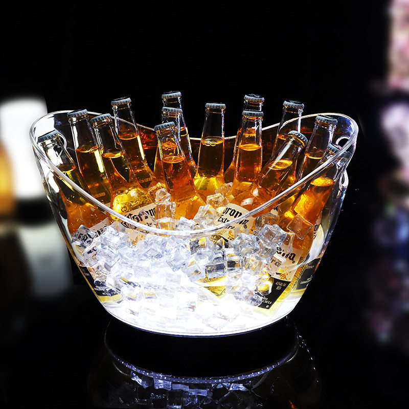酒吧发光冰桶 LED香槟桶苏打酒桶KTV冰酒桶红酒桶冰块桶 酒具冰镇