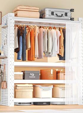 衣柜货架易衣架装卧室衣帽简间50747纳架子落地收多层步组入式角