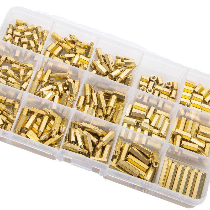 ERZ300P柱CS单双头六铜套装间角隔柱盒支装螺丝柱混装撑柱跨境M3