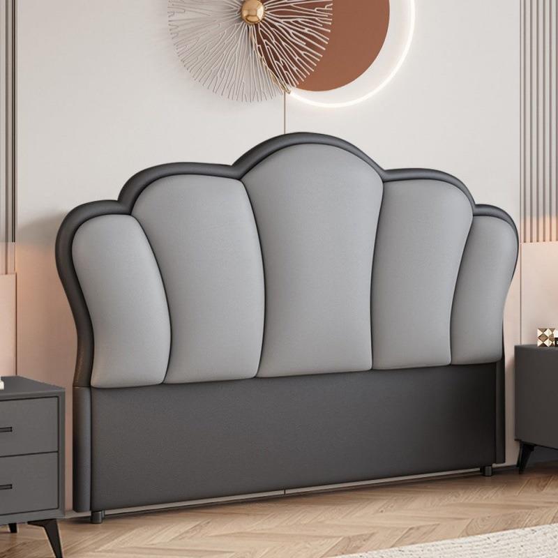 公REB新款包床头软实木单买床头靠背简约现代落地超薄板一整主套