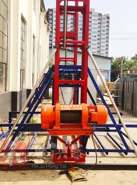 建筑工地SS160型柱龙门架物料提HJQ机双单笼施工升降机E高层物升