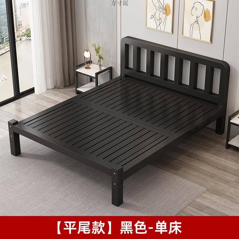 铁艺床双人床1.铁8床单人1.米铁架BIP床不0锈钢一1.5m出租工厂件