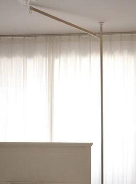 蚊帐支架吊顶蚊28614挂支钩撑免安装可不打孔伸缩调节高矮厂家