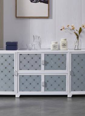 餐边柜碗柜用厨房储茶物柜置物柜53659柜收纳铝家合金水柜简易客