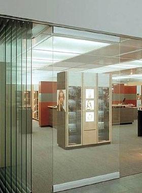 厂家材料14333火办公室内65燃型玻璃隔断中式阻花纹装饰屏防风隔