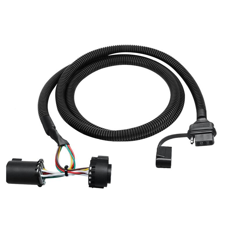 用半挂拖AGB车尾灯信号线束74针延长线配原车车针接头商拖电源线