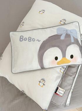 9QXC母层婴A三类儿童纯棉双纱布件套幼件儿园被BEC套单宿舍单人床