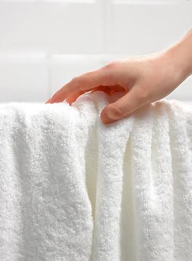 女1VP五酒店28383纯毛巾纯棉方巾白色R浴巾四件套男吸水厚