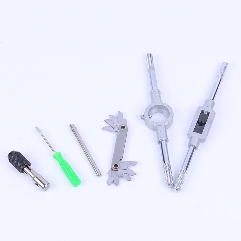 制丝丝P公锥板牙40件套丝锥板牙组套攻套装40PC成套丝锥板牙4LTH0