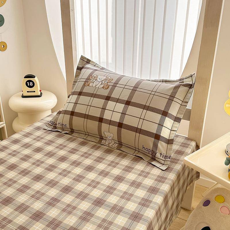 13070纯棉三件套单学生品宿舍三件套笠款JCD床床上用a床类全棉供