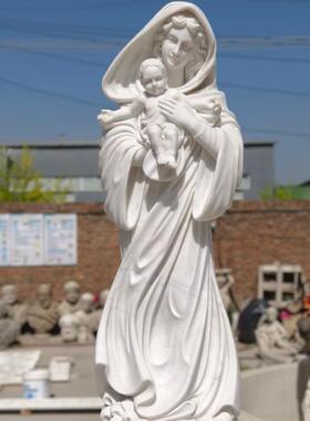 摆石雕西方博塑人物雕欧式小天使汉白玉YUZ大理石四季女神展厅物