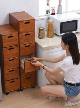 夹窄缝收纳柜浴室置物储物卫抽屉柜18cm客JPO厅缝隙间立柜边生杂