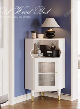 迷15173你角直收转纳法式复古三角柜子角置柜物架角落转角拐角墙