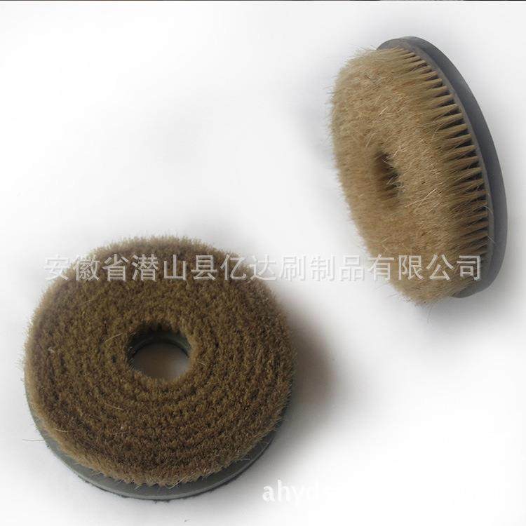厂机家尼龙刷磨丝圆盘9料猪鬃塑料剑麻铜丝扫地清洁刷