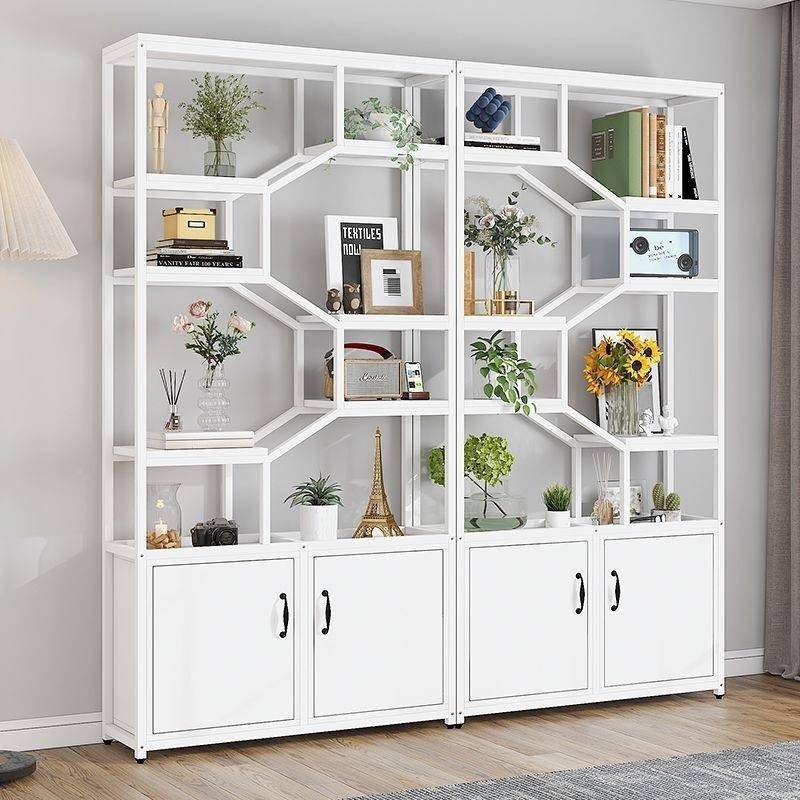 艺屏风QLD办公室隔断物架铁工业风客厅柜储置物柜展示柜进门玄关