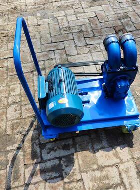 IAK家用粪池抽化粪机柴泵移动式吸粪养殖场吸污泵3寸污水油泵