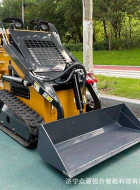 出口加农立用装卸履带运输大车380型ZXK履拿带自卸车站式滑移翻斗