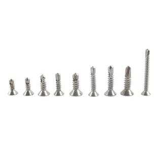 热销自320只0钉COX装 1种规格410不锈钢沉头攻螺沉头十字钻尾螺钉