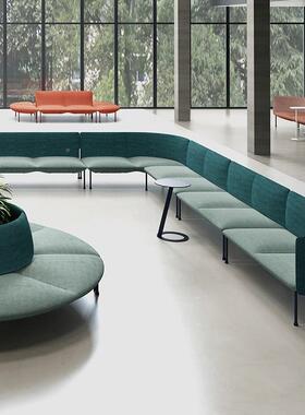 办公沙发个待性司创意时尚tb-71468公现大厅简约代商务接异形沙发