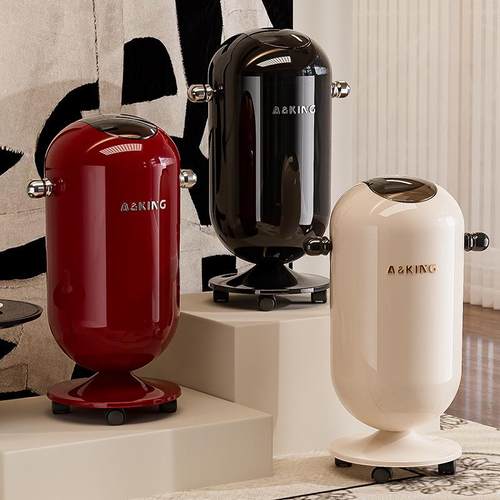 万向轮圾Z1978桶家用2205款高颜值轻奢可移动高脚垃厨房新加高摇