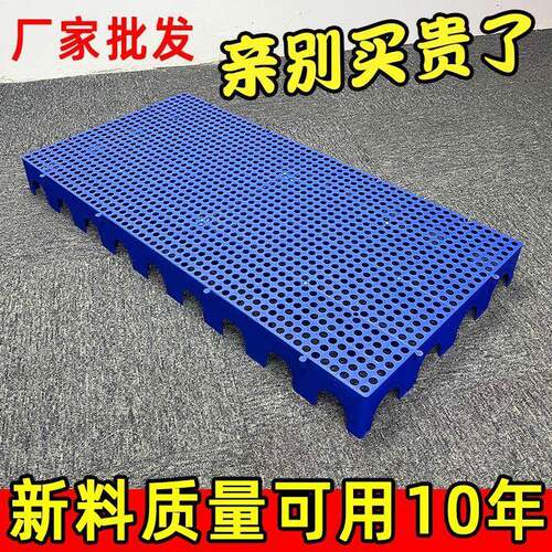 QX加厚塑料防潮垫板仓库塑料托盘地垫宠物垫冷库线板垫高底座个