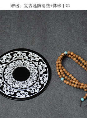 陶瓷可爱佛像创意观音菩萨高档装饰车内摆件客厅时尚车载汽车车载