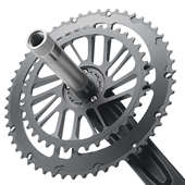 SENICX驭勇 超轻曲柄24mm轴心中轴铝合金 PR3公路车自行车牙盘