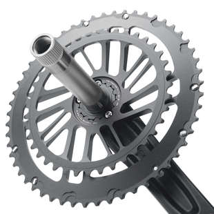 SENICX驭勇 PR3公路车自行车牙盘 超轻曲柄24mm轴心中轴铝合金