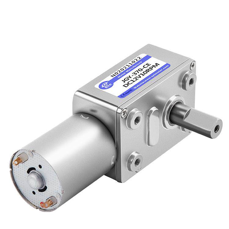jgy370微型直流减速大扭矩调速马达涡轮蜗杆低速电机12v24v