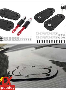 汽车改装车身外饰机盖锁通用赛车改装件车头盖锁发动机盖锁黑色