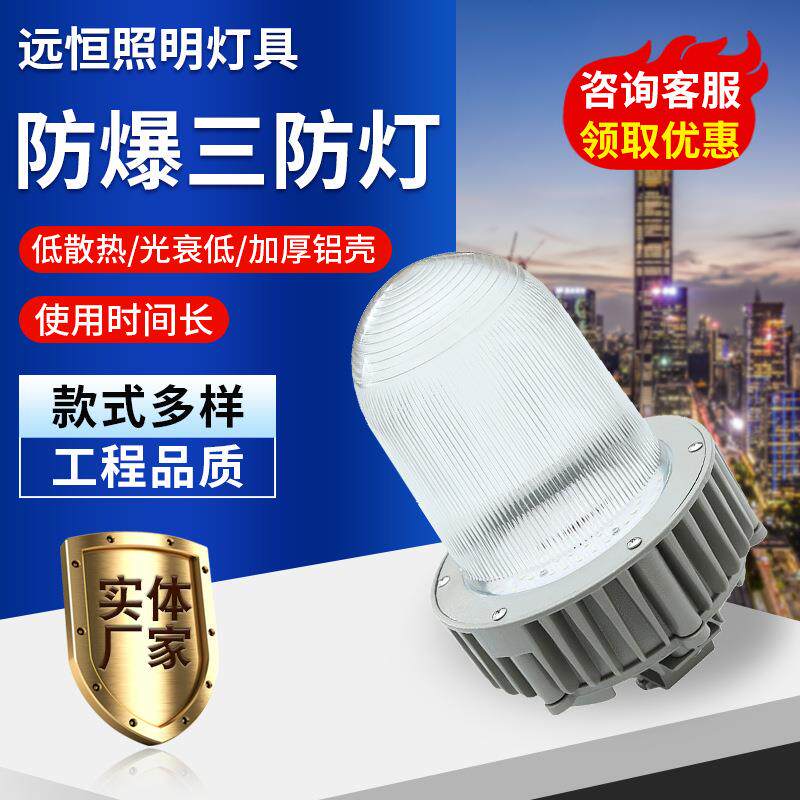 防爆三防灯50W100W标准款U形室外照明建筑工程金卤灯LED三防灯