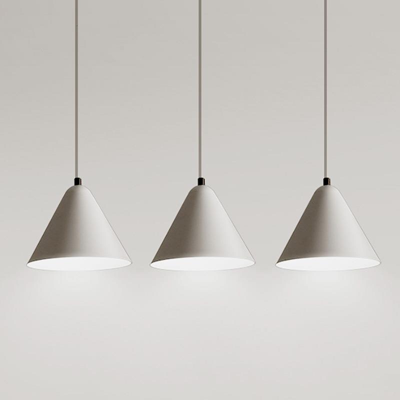 北欧餐吊灯led三头创意吊线灯个性吧台艺术设计餐厅酒吧铁艺吊灯