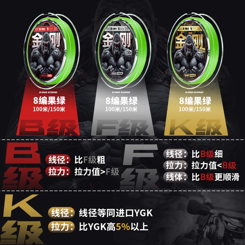海龙王金刚8编pe线路亚主线远投钓鱼线超顺滑打黑纺车轮钓鱼
