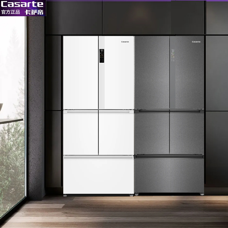 卡萨帝BCD-520WLCFPM4WKU1-520WLCFPM4DCU1云岩白博卡灰零嵌冰箱