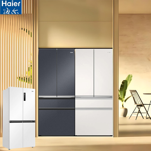 海尔517法式超薄零嵌入冰箱BCD-517WGHFD2BGTU1-517WGHTD1BW9U1