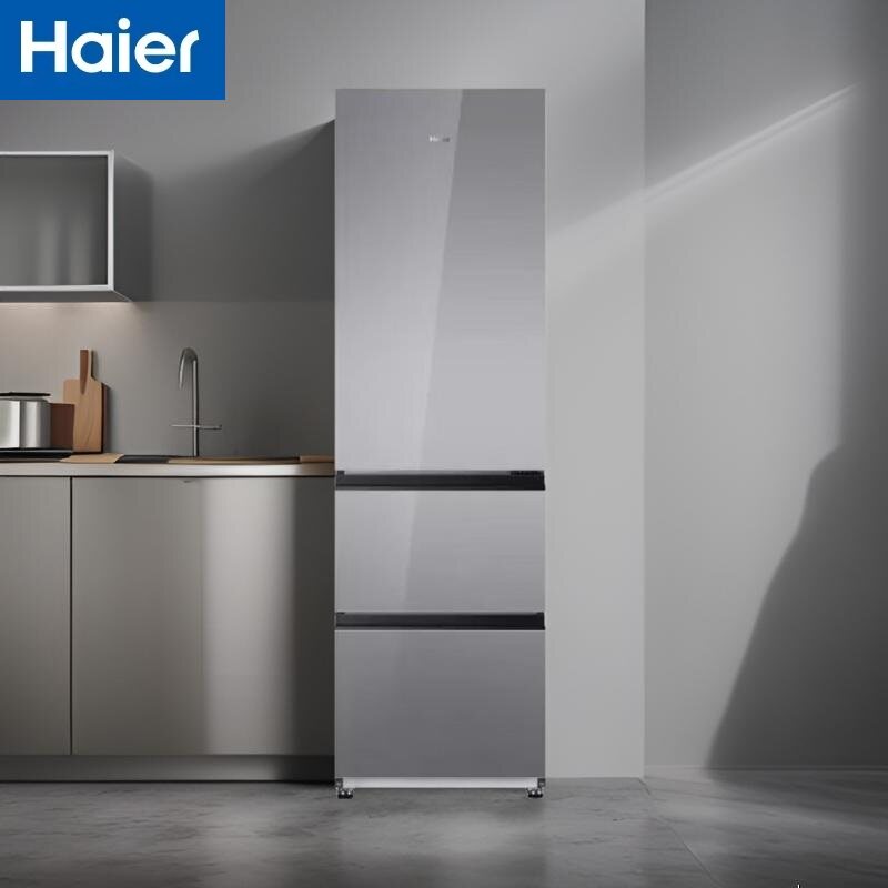 Haier/海尔BCD-312WGHD3E7AS风冷无霜312升变频三门抽屉多门冰箱