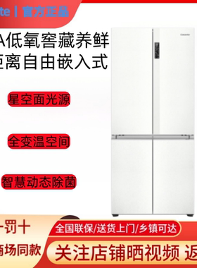 卡萨帝BCD-507WGCTDM4GJU1/502WGCFDM4GJU1零嵌入星空面光源冰箱