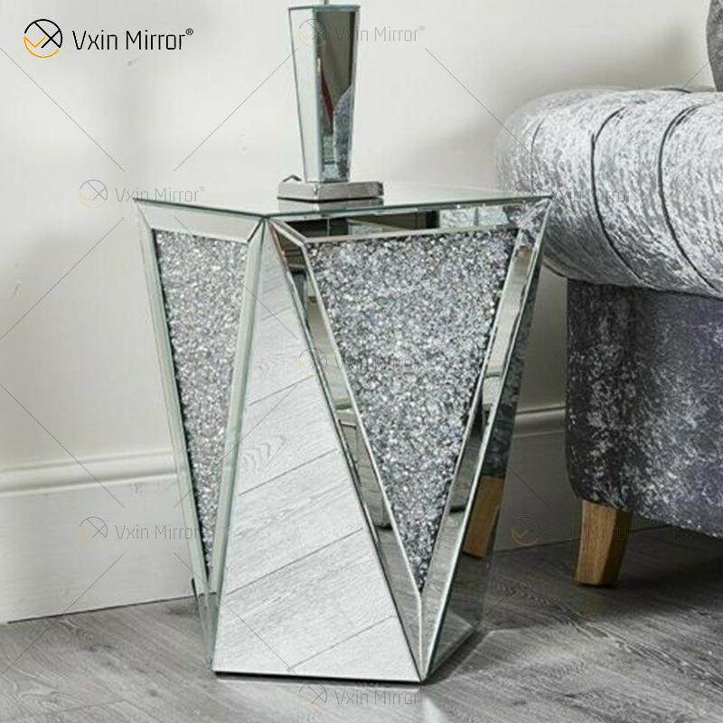 外贸直销镜面茶桌带钻石茶台轻奢沙发边几创意几何角几欧美风边几,鲜花速递/花卉仿真/绿植园艺,割草机/草坪机,淘宝优惠券,粉丝福利购,淘宝优惠卷